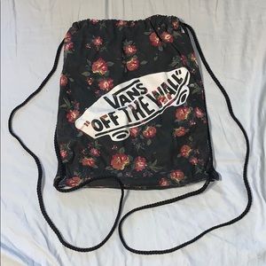 Vans Floral Drawstring Bag